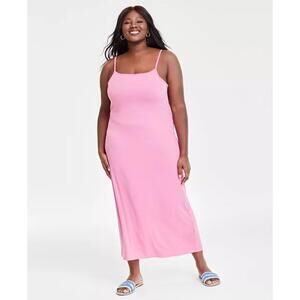 On 34th
Trendy Plus Size Ribbed Midi Dress Junior L